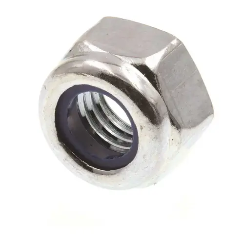 Generic Nylon Insert Lock Nuts, Class 8 , M7-, Zinc, Package Of 25 Generic Nylon Insert Lock Nuts, Class 8 , M7-, Zinc, Package Of 25