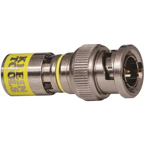 Klein Tools Bnc Compression Connect Rg6/6q Package Of 35 Klein Tools Bnc Compression Connect Rg6/6q Package Of 35