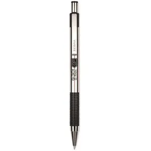 Zebra ZEB41311 Zebra G-301 Gel Pen Medium 0.7 Mm Black Ink Stainless Steel/black Barrel