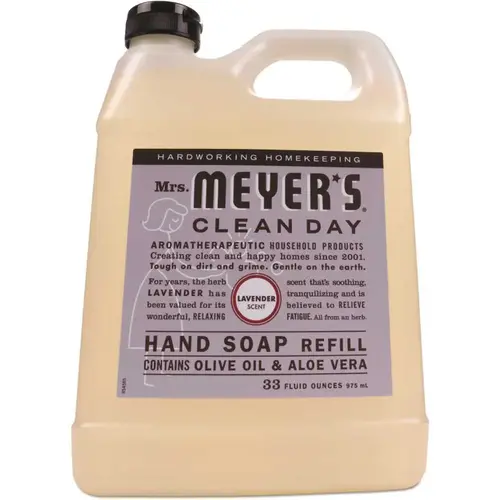 Mrs. Meyer'S Clean Day Liquid Hand Soap, Lavender, 33 Oz, Case Of 6