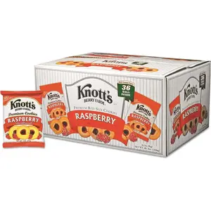 Knott'S Berry Farm BSC59636 Knott'S Berry Farm Premium Berry Jam Shortbread Cookies, 2 Oz Pack, Case Of 36