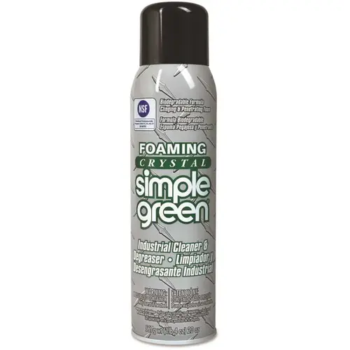 Simple Green Foaming Crystal Industrial Cleaner & Degreaser, 20 Oz, Carton Of 12 Simple Green Foaming Crystal Industrial Cleaner & Degreaser, 20 Oz, Carton Of 12