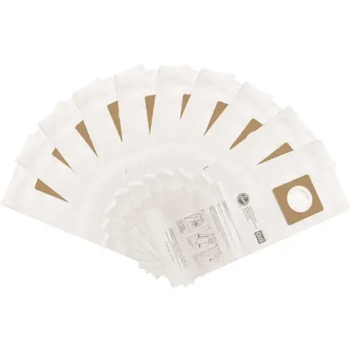 Hoover Disposable Vacuum Bags, Standard Cu2, Package Of 10