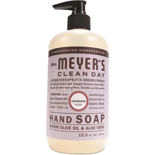 Mrs. Meyer'S Clean Day Liquid Hand Soap, Lavender, 12.5 Oz, Case Of 6