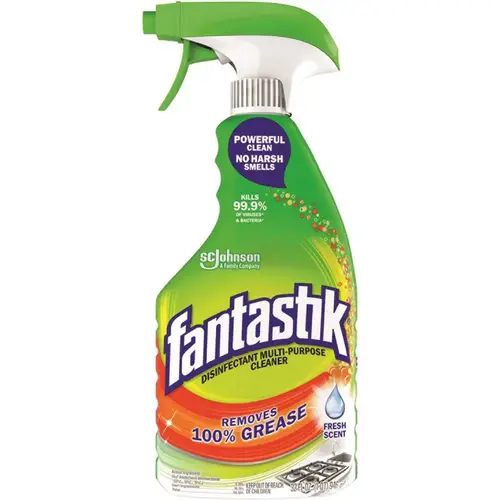 Fantastik 32 Oz Disinfectant Multi-Purpose Cleaner Fresh Scent, Case Of 8