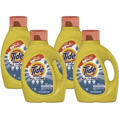 Tide 84 Oz Simply Clean And Fresh Laundry Detergent, Refreshing Breeze Case Of 4 Tide 84 Oz Simply Clean And Fresh Laundry Detergent, Refreshing Breeze Case Of 4