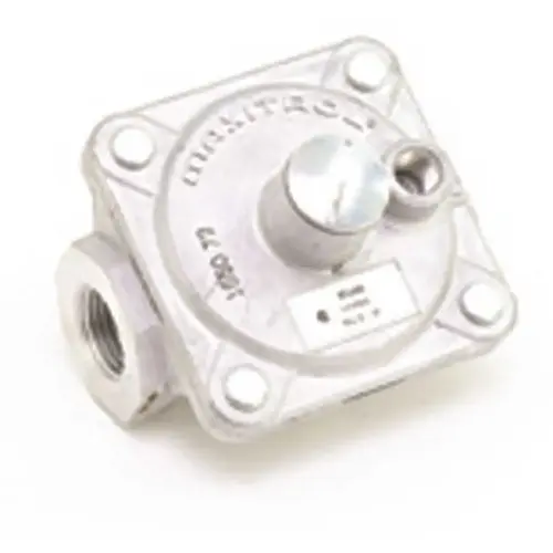 Maxitrol 1/2"npt 1/2psi Inlet 3-6"wc Outlt Rbbr Seat Poppt Applnce Gas Regulator