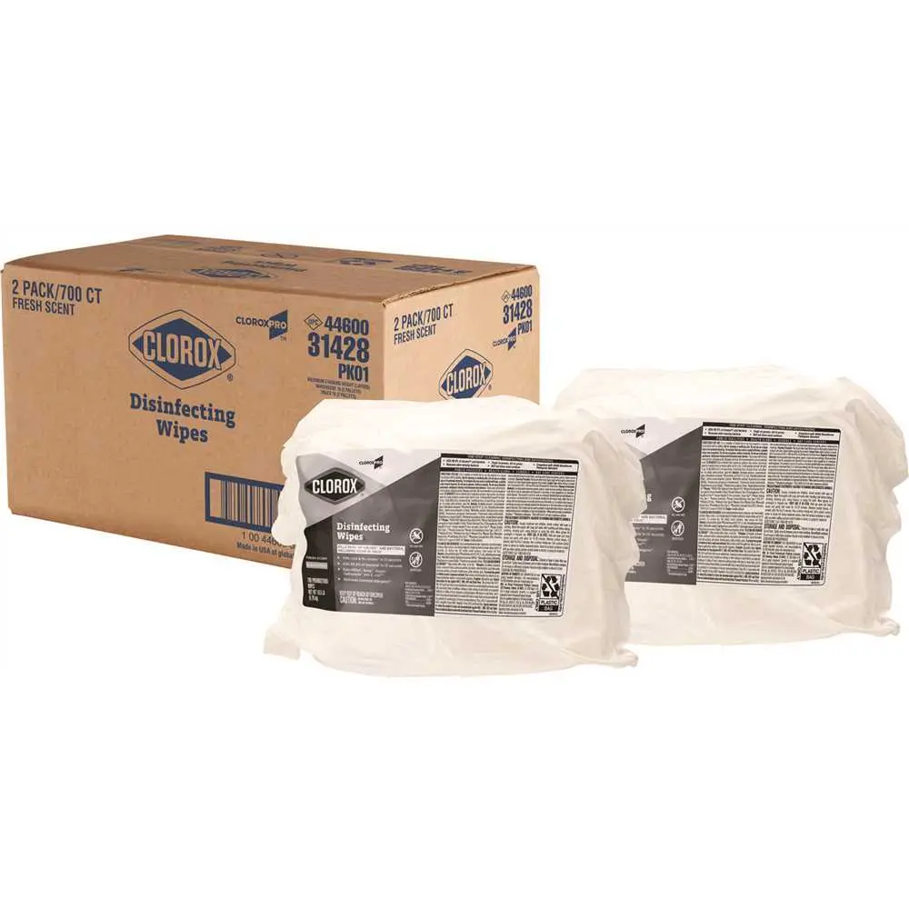 CLOROX Clorox Disinfecting Wipes Fresh Scent 7x8 700/bag Refill Carton Of 1400 CLO31428