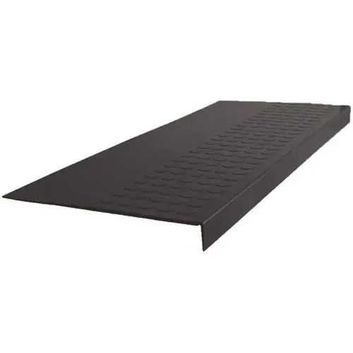 Roppe 12 X 7 Ft Black Raised Circular Rubber Sq. Nose Stair Tread Roppe 12 X 7 Ft Black Raised Circular Rubber Sq. Nose Stair Tread