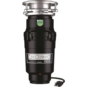Bone Crusher 10-US-BC-600-3B Bone Crusher 1/2 HP Economy Disposer-3-bolt Mount W/power Cord