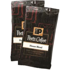 Peet's Coffee & Tea, Inc PEE504915 Peet'S Coffee & Tea 2.5 Oz House Blend Coffee Portion Packs Package Of 18