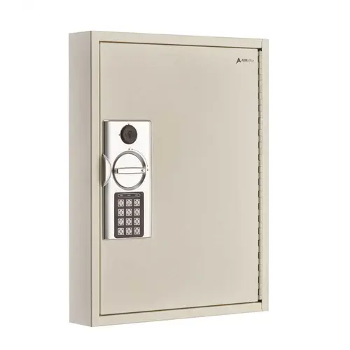 Adir Office 60-Key Steel Heavy-Duty Digital Lock Key Cabinet White Adir Office 60-Key Steel Heavy-Duty Digital Lock Key Cabinet White
