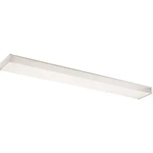 Generation Lighting 59132LE-15 Generation Lighting Two-Light Flush-Mount Ceiling Fixture, White