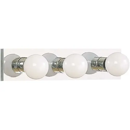 Sea Gull Lighting Center Stage Three Light Bath Fixture Chrome Sea Gull Lighting Center Stage Three Light Bath Fixture Chrome