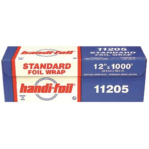 Hfa 12" x 1000 ft Standard Roll Foil, 16.5 Micron