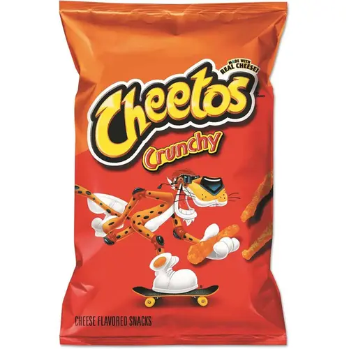 Cheetos Crunchy Cheese Flavored Snacks, 2 Oz Bag, Case Of 64