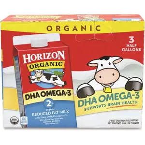 Horizon GRR90200055 Horizon Organic Organic 2 Percent Milk 64 Oz Carton Case Of 3
