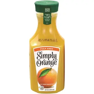 Simply Orange GRR90200102 Simply Orange Orange Juice Pulp Free 52 Oz Bottle Package Of 2