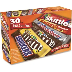 Mars GRR22000084 Mars Full-Size Candy Bars Variety Pack, Assorted Package Of 30