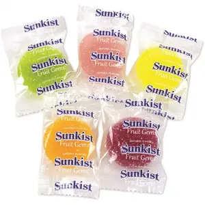 Sunkist GRR22000024 Sunkist fruit Gems Chewy Candy Assortment, Assorted Natural Fruit Flavors