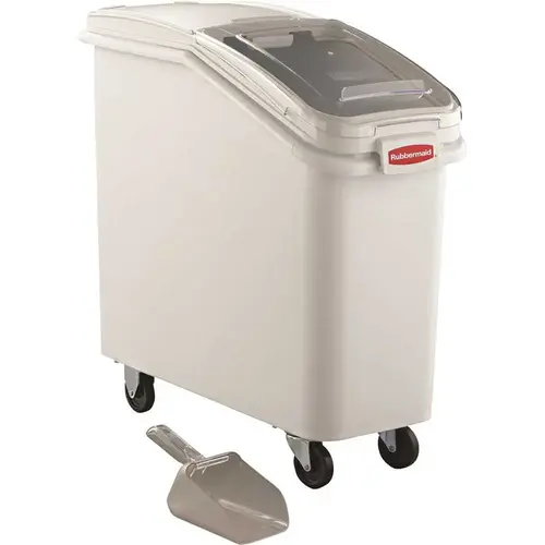 Rubbermaid Commercial 2.75 Gallon Prosave Beige Ingredient Bin With Sliding Lid Rubbermaid Commercial 2.75 Gallon Prosave Beige Ingredient Bin With Sliding Lid