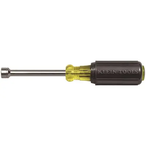 Electronic Nut Driver: Hollow Shaft, Cushion Grip Handle, 6-3/4" OAL