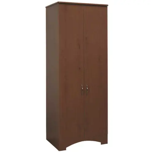 Drive Oslo 2-Door Wardrobe Cabinet, 30"w X 23"d X 78"h, Mahogany Drive Oslo 2-Door Wardrobe Cabinet, 30"w X 23"d X 78"h, Mahogany