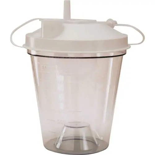 Drive Medical Design 800cc Dispoable Suction Canister & Lid, Case Of 12