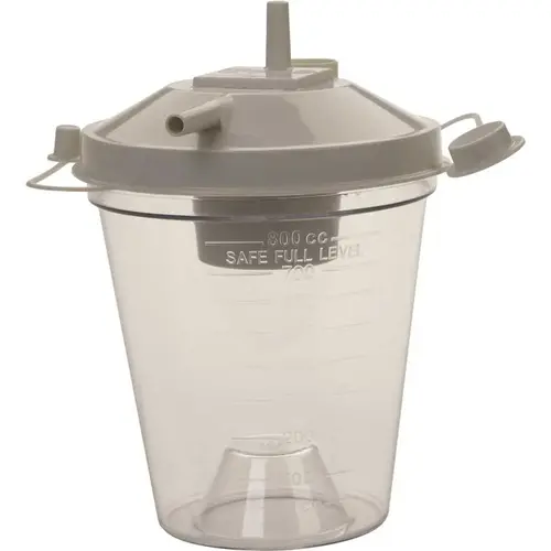 Drive Medical Design Healthcare Disposable Suction Canister & Lid, Case Of 48 Drive Medical Design Healthcare Disposable Suction Canister & Lid, Case Of 48