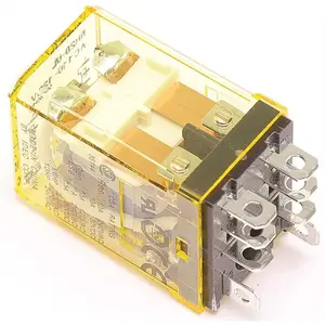 Idec RH2B-ULAC110-120V Idec Relays Electrical Dpdt 110-120 VAC 10 Amp Blade Terminals And Indicator