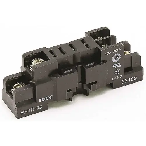 Idec Relays Electrical, Relay, Single Pole Standard Din Rail Mount Socket