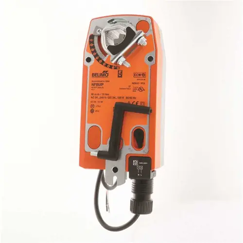 Belimo Motor,actuator, Spring Return, 90 In-Lb, On/off