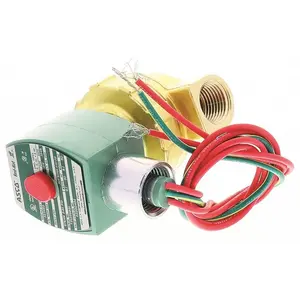 ASCO 8220G404 Asco 2 Way Closed 1/2" Npt 120vac 4.7 Cv 5-50psi Steam 5-150psi Hot Water