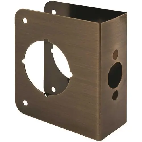 Defender Security 1-3/4in 4-1/2in Brass Lk Dr Enforce,2-1/8in Sgl Bore , 2-3/8in