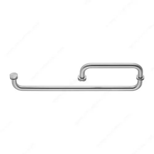 Round Tubular Handle and Towel Bar Combo with Flat Washers Round Tubular Handle and Towel Bar Combo with Flat Washers