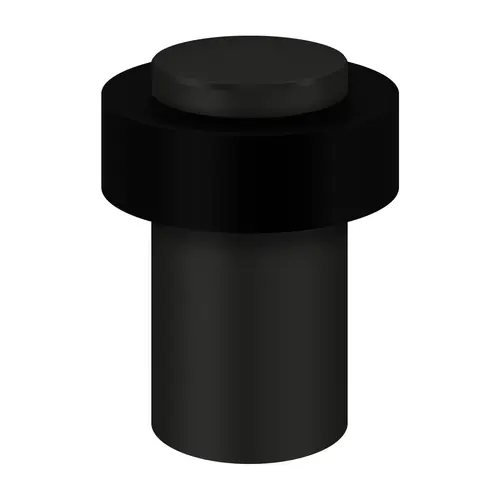 Round Universal Floor Bumper 3", Heavy Duty, Solid Brass in Paint Black Round Universal Floor Bumper 3", Heavy Duty, Solid Brass in Paint Black
