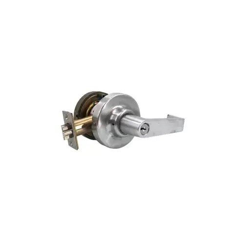 12VDC Electric Storeroom Clutched Lever Lockset, EU Electric Unlock, Fail-Secure, (REX) Request to Exit, Marks C Keyway, 2-3/4" Backset, 626/US26D Satin Chrome 12VDC Electric Storeroom Clutched Lever Lockset, EU Electric Unlock, Fail-Secure, (REX) Request to Exit, Marks C Keyway, 2-3/4" Backset, 626/US26D Satin Chrome