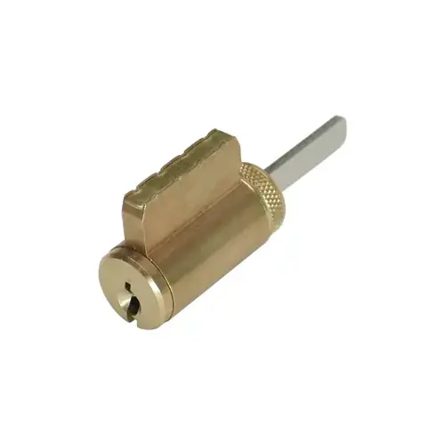 Knob (Key-in-Knob) Cylinder, 5-Pin, Drilled 6, Kwikset, 0-Bitted, 606/US4 Satin Brass Knob (Key-in-Knob) Cylinder, 5-Pin, Drilled 6, Kwikset, 0-Bitted, 606/US4 Satin Brass