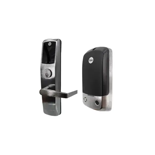 NexTouch Exit Trim, Touchscreen Keypad, Augusta Lever, No Radio - Standalone Compatible with Modules ZW2, HA2 and ACC, Schlage C Keyway, Grade 1, Weather Resistant, Satin Chrome 626/US26D NexTouch Exit Trim, Touchscreen Keypad, Augusta Lever, No Radio - Standalone Compatible with Modules ZW2, HA2 and ACC, Schlage C Keyway, Grade 1, Weather Resistant, Satin Chrome 626/US26D