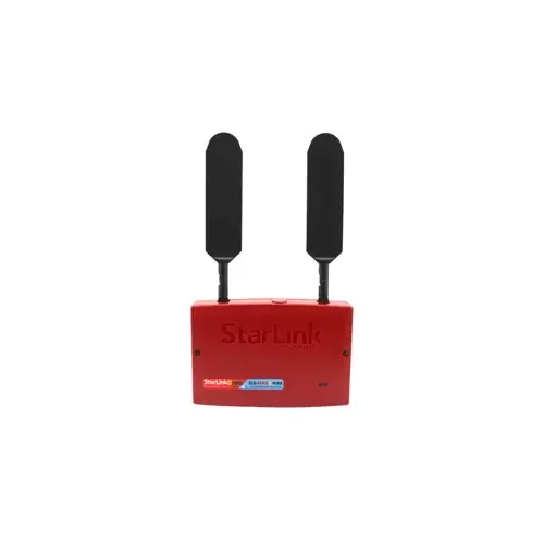 Commercial Fire Alarm Communicator, StarLink Max2 Fire Series, Dual Path Cellular/IP (Verizon, 5G LTE-M Network), Plastic Enclosure, Red
