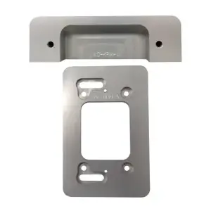 GTS Innovative AC-KPM-A Plastic Single Gang Multi-Mount Box, Aluminum