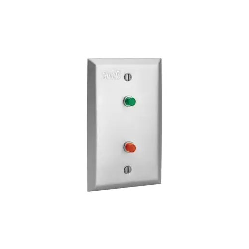 Alarm Annunciator, Single Gang Visual Monitoring Stations, (1) Green LED and (1) Red LED Alarm Annunciator, Single Gang Visual Monitoring Stations, (1) Green LED and (1) Red LED