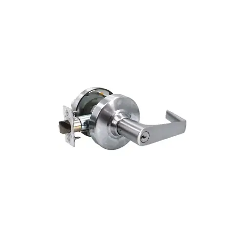 Classroom Vandlgard Cylindrical Lock, Saturn Lever, Key in Lever, Schlage 6-Pin C Keyway (KD Satin Chrome Cylinder 626), 2-3/4" Backset, ANSI Strike, Grade 2, 626/US26D Satin Chrome Classroom Vandlgard Cylindrical Lock, Saturn Lever, Key in Lever, Schlage 6-Pin C Keyway (KD Satin Chrome Cylinder 626), 2-3/4" Backset, ANSI Strike, Grade 2, 626/US26D Satin Chrome