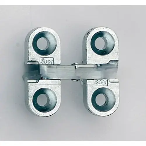 Soss 3/8" x 1" Light Duty Invisible Hinge for 1/2" to 5/8" Doors Satin Chrome Finish Pair Soss 3/8" x 1" Light Duty Invisible Hinge for 1/2" to 5/8" Doors Satin Chrome Finish Pair