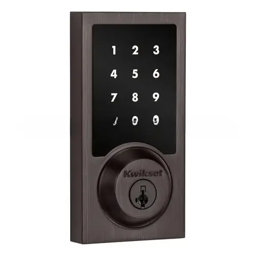 Contemporary Home Connect Touchscreen Connected Smart Lock Deadbolt with Z-Wave 700 Long Range and SmartKey with RCALFD Latch and RCS Strike Venetian Bronze Finish Contemporary Home Connect Touchscreen Connected Smart Lock Deadbolt with Z-Wave 700 Long Range and SmartKey with RCALFD Latch and RCS Strike Venetian Bronze Finish