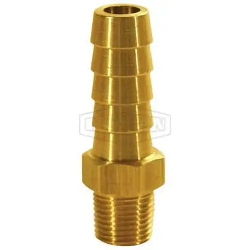 Barbed Push-On Hose Fittings, 1/4 in x 1/4 in (NPT) Barbed Push-On Hose Fittings, 1/4 in x 1/4 in (NPT)