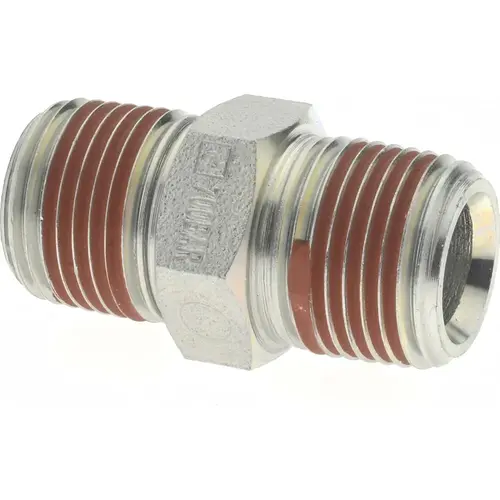 Hydraulic Hose Hex Nipple: 3/8", 10,000 psi Hydraulic Hose Hex Nipple: 3/8", 10,000 psi