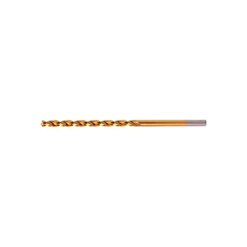 Taper Length Drill Bit: Series 2575T, 21/64" Dia, 135 degree Point, Cobalt Titanium Nitride Taper Length Drill Bit: Series 2575T, 21/64" Dia, 135 degree Point, Cobalt Titanium Nitride