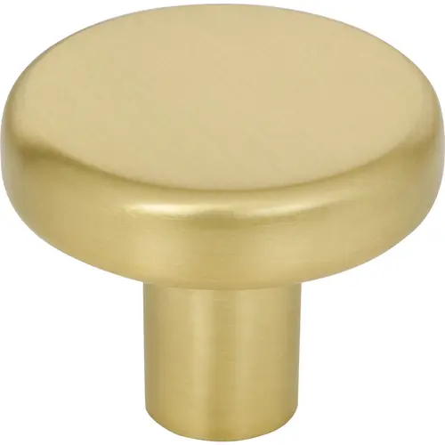 Gibson 1-1/4" Diameter Mushroom Knob Brushed Gold