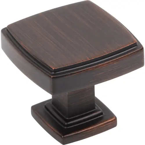 Renzo 1-1/4" Diameter Square Knob Brushed Oil Rubbed Bronze Renzo 1-1/4" Diameter Square Knob Brushed Oil Rubbed Bronze